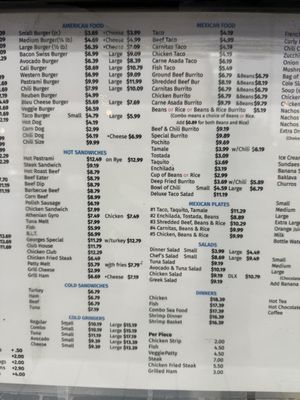 Menu photo 1 George's Drive-In Riverside, CA