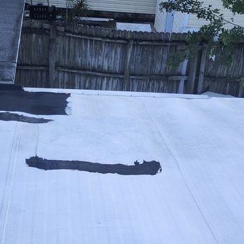 Duncan Roofing & Pressure Washing - What he first put over our bathroom window. - Pressure Washers Near Me