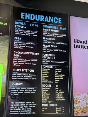 Menu photo 2 Rush Bowls Albuquerque, NM