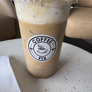 Coffee Fix - Bishoff cookie iced latte - Coffee & Tea Near Me - Wethersfield, Connecticut