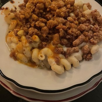 Haberdish - Mac & Cheese with Spicy, Crispy Chicken Skins - Southern Near Me - Charlotte, North Carolina