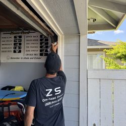 ZS Overhead Doors - Zack on the job