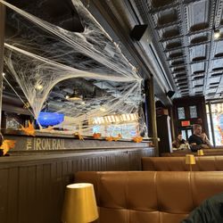 The Iron Rail - Dining room at Halloween