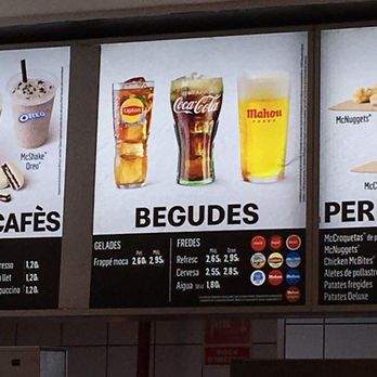 McDonald's - Beer at McD! - Fast Food Near Me - Barcelona, B McDonald's - Beer at McD! - Fast Food Near Me - Barcelona, B