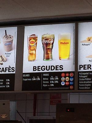 Menu photo 1 McDonald's Barcelona, B Menu photo 1 McDonald's Barcelona, B