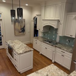 Painted cabinets