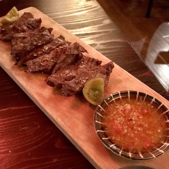 Nai  - Churrasco Arriero- Skirt steak sauteed with garlic and spicy cherry peppers - Tapas/Small Plates Near Me - New York, New York