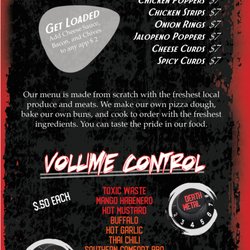 Every Buddy's Bar & Grill - 1st page Menu