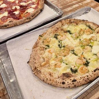 DeSano Pizzeria Napoletana - LN DIAVOLA NAP SHRIMP PESTO PIZZA - Pizza Near Me - Los Angeles, California