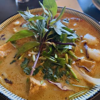 Amazing Basil - N8. Shrimp Laksa Noodle N8. - Asian Fusion Near Me - Fremont, California Amazing Basil - N8. Shrimp Laksa Noodle N8. - Asian Fusion Near Me - Fremont, California