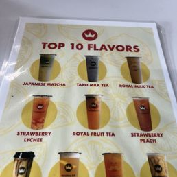 Selection of flavors Selection of flavors