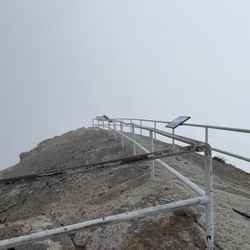 Moro Rock - View at the top  totally covered in clouds that day