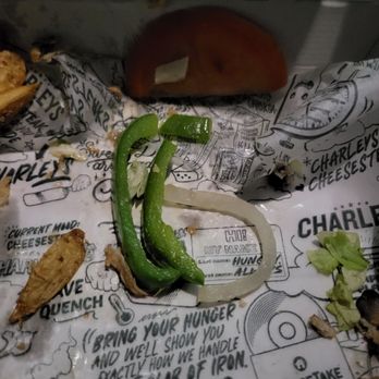 Charleys Cheesesteaks - Uncooked pepper &onion. - Cheesesteaks Near Me - North Canton, Ohio