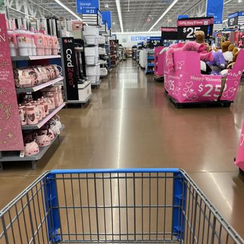 Walmart Supercenter - a shopping cart in the aisle - Department Stores Near Me - Peru, Illinois