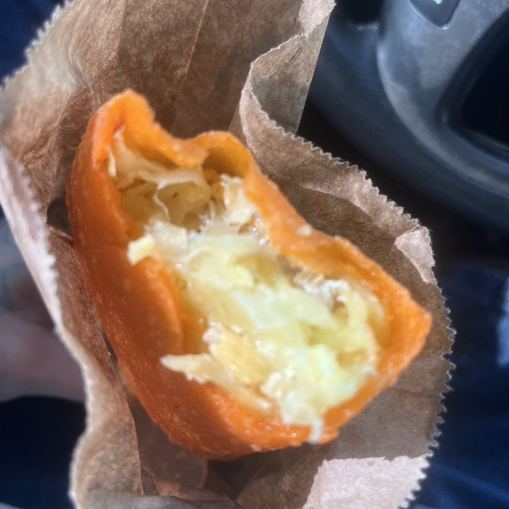 Ilocos Empanadas - The inside filling is amazing - Food Trucks Near Me - Waipahu, Hawaii