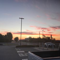 The Corner Market Chevron - The gorgeous sunset while we were there