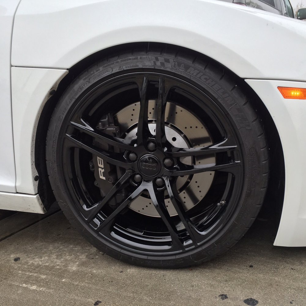 Wheel Cosmo - Love my glossy black wheels!! Thanks Rafi!! Got all four wheels done in one day. I will be recommending my friends to WheelCosmo. - Wheel & Rim Repair Near Me - Azusa, California Wheel Cosmo - Love my glossy black wheels!! Thanks Rafi!! Got all four wheels done in one day. I will be recommending my friends to WheelCosmo. - Wheel & Rim Repair Near Me - Azusa, California