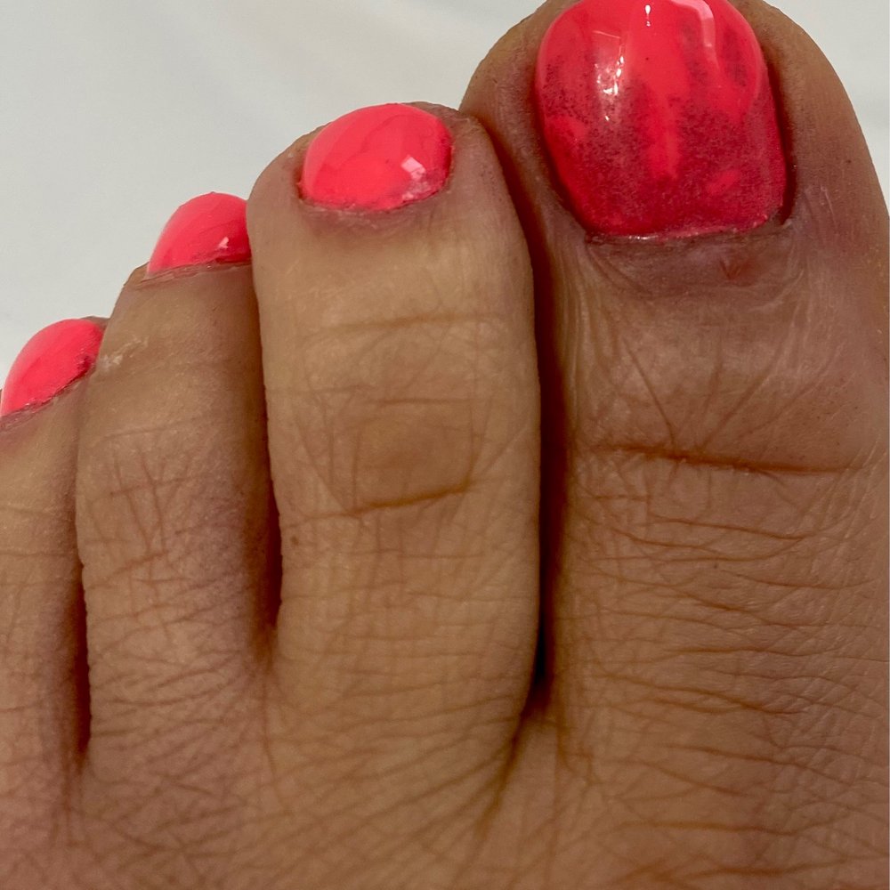 After 3 coats of polish After 3 coats of polish