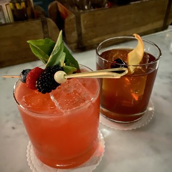 Lutie’s - Our cocktails! So beautiful! - Modern European Near Me - Austin, Texas