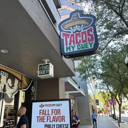 Exterior outside entrance of Tacos My Guey - Orlando, Florida Exterior outside entrance of Tacos My Guey - Orlando, Florida