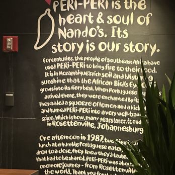 Nando's Peri-Peri - Interior decor - Portuguese Near Me - Chicago, Illinois Nando's Peri-Peri - Interior decor - Portuguese Near Me - Chicago, Illinois