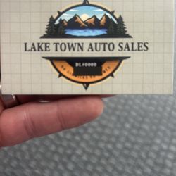 Lake Town Auto Sales - Business card