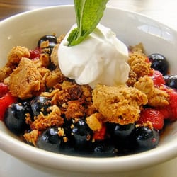 Old Granite Street Eatery - Berry crisp
