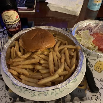 Grant Street Cafe - Jameson Irish Whiskey Burger with fries - Italian Near Me - Dumont, New Jersey Grant Street Cafe - Jameson Irish Whiskey Burger with fries - Italian Near Me - Dumont, New Jersey