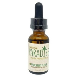 Paradise Valley Products - Paradise Valley Products Platinum Plus 500mg Peppermint CBD Oil for anxiety and mild pain.