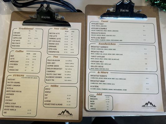 Menu photo 8 Coffee Nature Costa Mesa, CA Menu photo 8 Coffee Nature Costa Mesa, CA