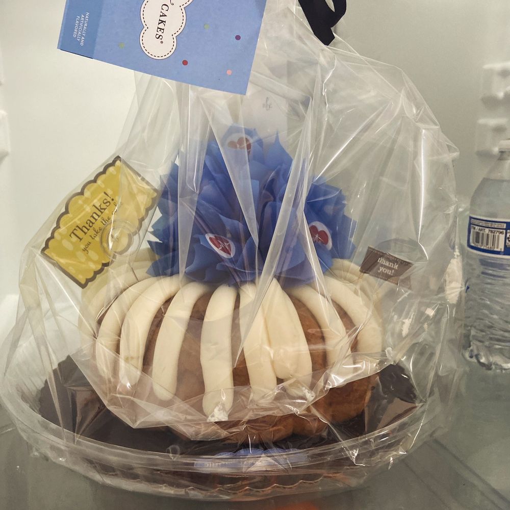 Nothing Bundt Cakes - Doctors decoration white chocolate raspberry - Bakeries Near Me - Pembroke Pines, Florida Nothing Bundt Cakes - Doctors decoration white chocolate raspberry - Bakeries Near Me - Pembroke Pines, Florida