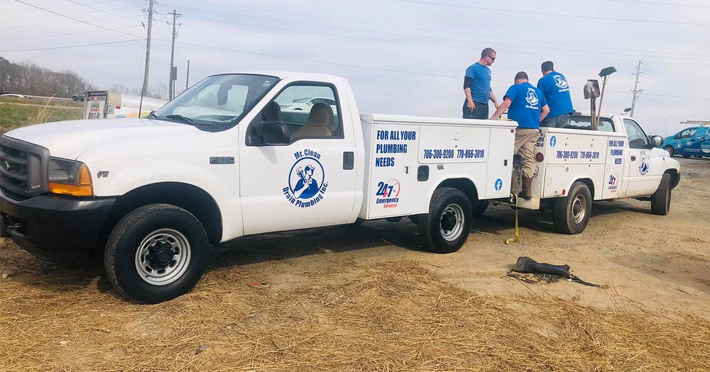 Slide of Mr Clean Drain Plumbing