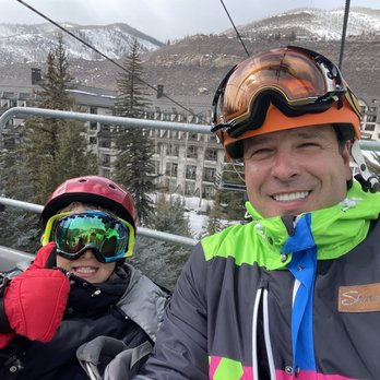 Grand Hyatt Vail - Departing on the ski lift from Grand Hyatt Vail up the chair lift. - Hotels Near Me - Vail, Colorado
