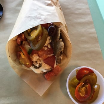 GR Kitchen - Hand held lamb wrap with all the goodies - Greek Near Me - Midvale, Utah