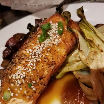 Trata - Salmon at TRATA - New American Near Me - Rochester, New York