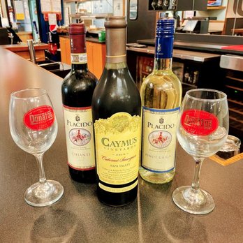 Donatos Pizza - We offer feature wines. This month it is Caymus! - Pizza Near Me - Delaware, Ohio Donatos Pizza - We offer feature wines. This month it is Caymus! - Pizza Near Me - Delaware, Ohio