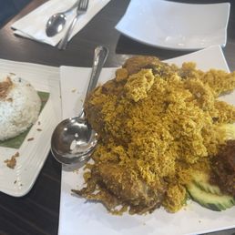 Ayam Kremes WHOLE, very crunchy and tasty