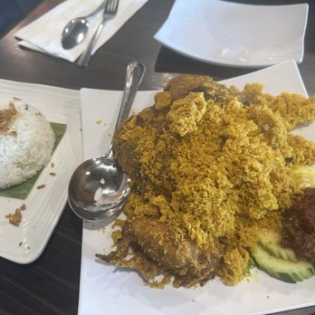 Banana Leaf - Ayam Kremes WHOLE, very crunchy and tasty - Indonesian Near Me - Temple City, California
