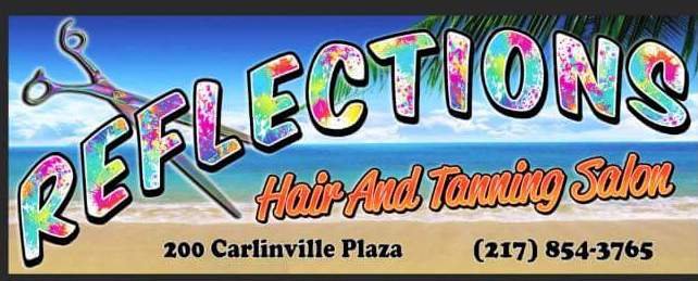 Reflections Hair & Tanning Salon Logo