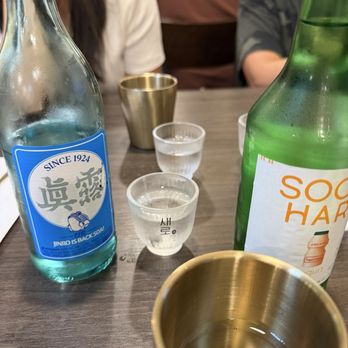 Mugunghwa - Jinro soju and yogurt soju - Soup Near Me - El Cerrito, California