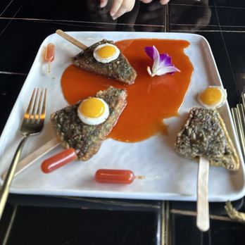 MaKiin - Chives cake sunrise...not spicy and delicious! - Thai Near Me - Houston, Texas