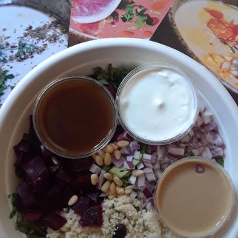 Parallel - Tabouli salad, with pine nuts! Mmm! - Mediterranean Near Me - Toronto, Ontario