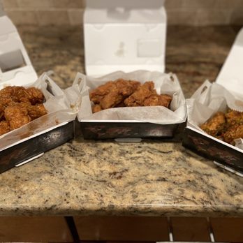 bb.q Chicken Upper Darby - ws three boxes of chicken - Korean Near Me - Upper Darby, Pennsylvania