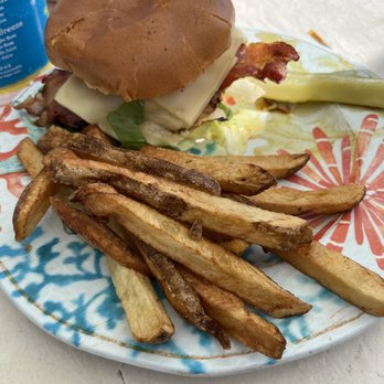 Dante's Restaurant & Pool Bar - Key Wester chicken sandwich with hand cut fries. Delicious! - American Near Me - Key West, Florida Dante's Restaurant & Pool Bar - Key Wester chicken sandwich with hand cut fries. Delicious! - American Near Me - Key West, Florida