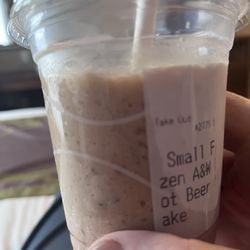 A&W - Ice in Milk Shake?