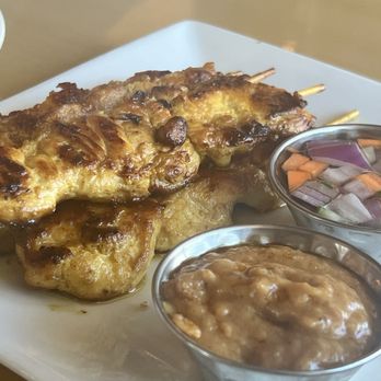 Marigold Thai - Chicken satay. Kids' fav - Thai Near Me - Mechanicsville, Virginia Marigold Thai - Chicken satay. Kids' fav - Thai Near Me - Mechanicsville, Virginia