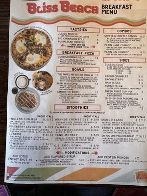 Menu photo 4 Bliss Beach Daytona Beach Shores, FL Menu photo 4 Bliss Beach Daytona Beach Shores, FL