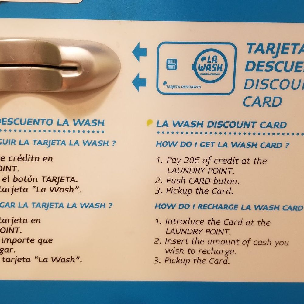 La Wash - Discount card for those frequent patrons - Laundromat Near Me - Barcelona, B La Wash - Discount card for those frequent patrons - Laundromat Near Me - Barcelona, B