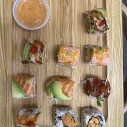 10 pieces of sushi for about $25