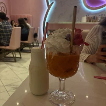Hello Kitty Cafe - M is for Milk & Tongue Thai'd - Cafes Near Me - Irvine, California